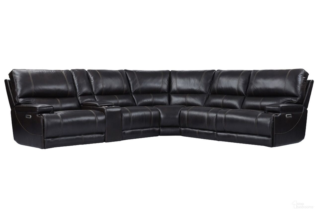 The appearance of Whitman Verona Powered By Freemotion 6 Piece Modular Power Reclining Sectional With Power Headrests And Console In Coffee designed by Parker House in the transitional interior design. This coffee piece of furniture  was selected by 1StopBedrooms from Whitman Collection to add a touch of cosiness and style into your home. Sku: MWHI#810P-P50-VCO;MWHI#811LPH-P50-VCO;MWHI#811RPH-P50-VCO;MWHI#840-P50-VCO;MWHI#850-P50-VCO;MWHI#860-P50-VCO. Material: Top Grain Leather. Layout: L-Shape.