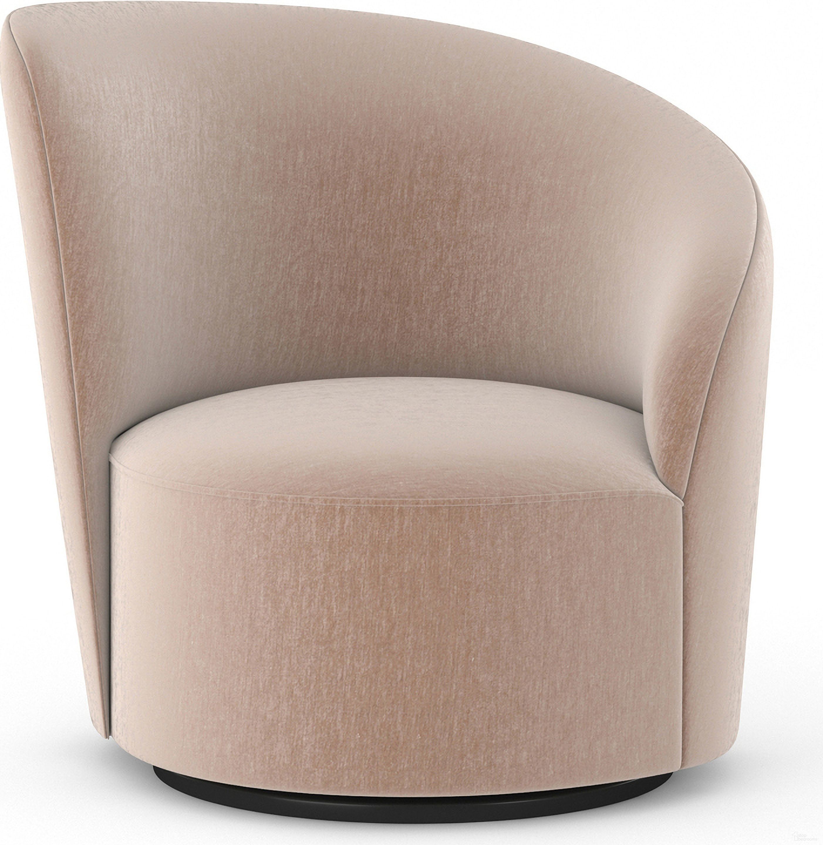 The appearance of Whorl RAF Swivel Chair In Beige designed by Caracole in the modern / contemporary interior design. This beige piece of furniture  was selected by 1StopBedrooms from Whorl Collection to add a touch of cosiness and style into your home. Sku: UPH-024-038-A. Material: Fabric.