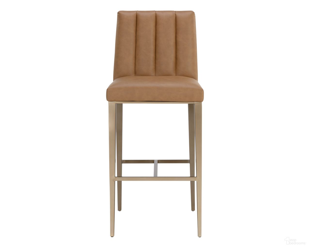 Wilbur Barstool In Milliken Cognac