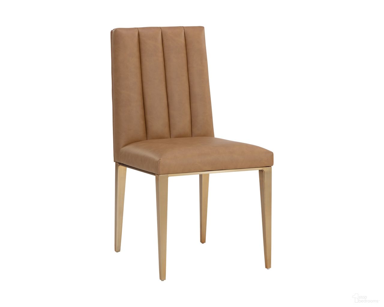 Wilbur Dining Chair Set of 2 In Milliken Cognac
