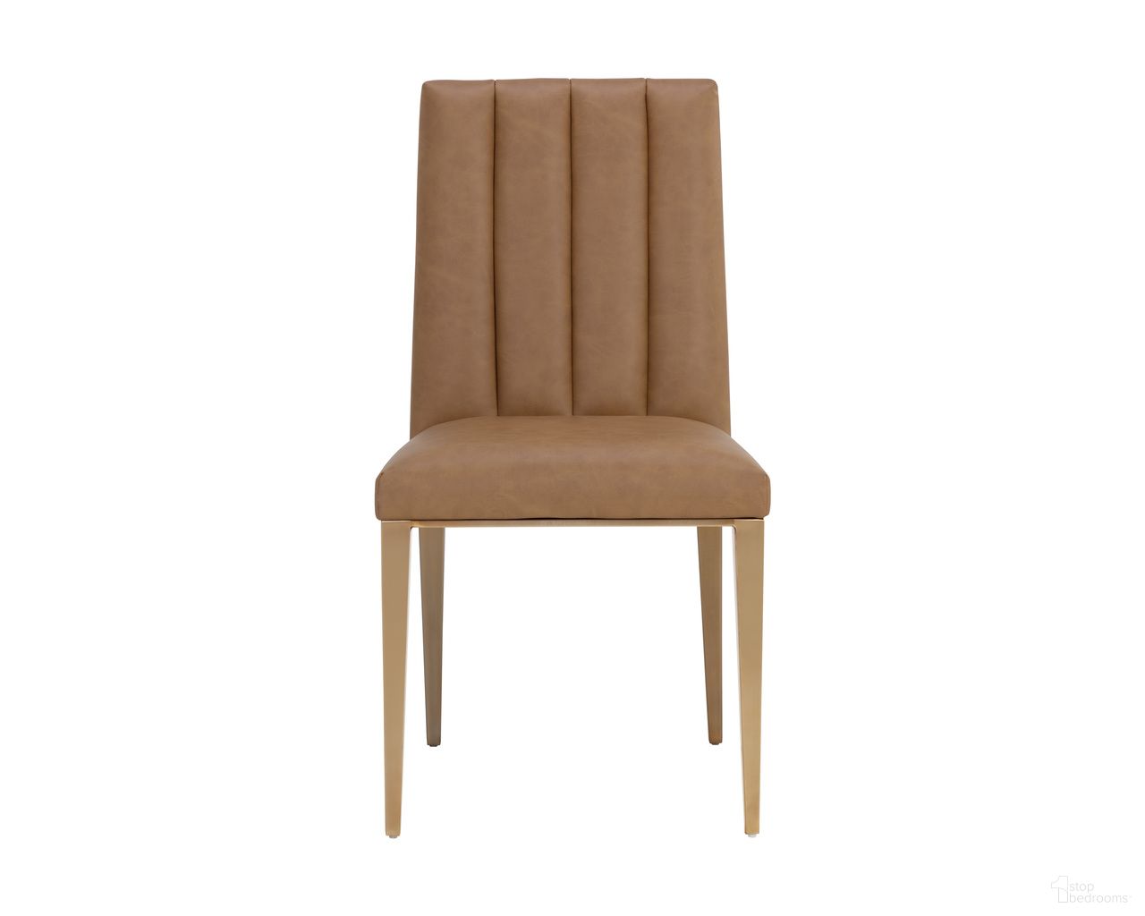Wilbur Dining Chair Set of 2 In Milliken Cognac