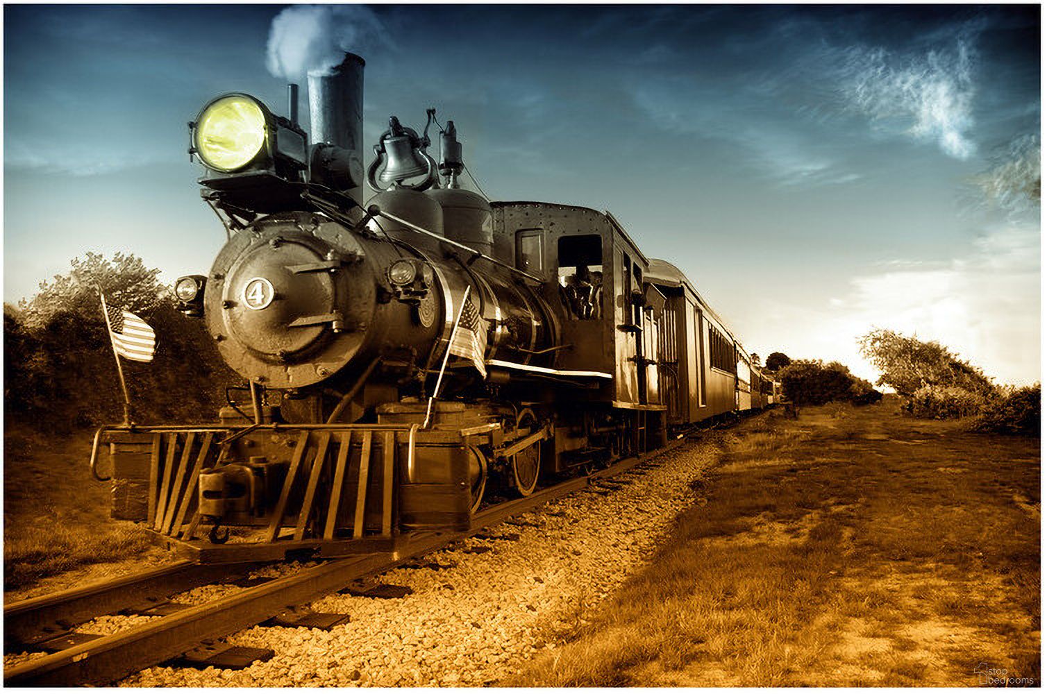 Wild West Wall Art In Multicolor