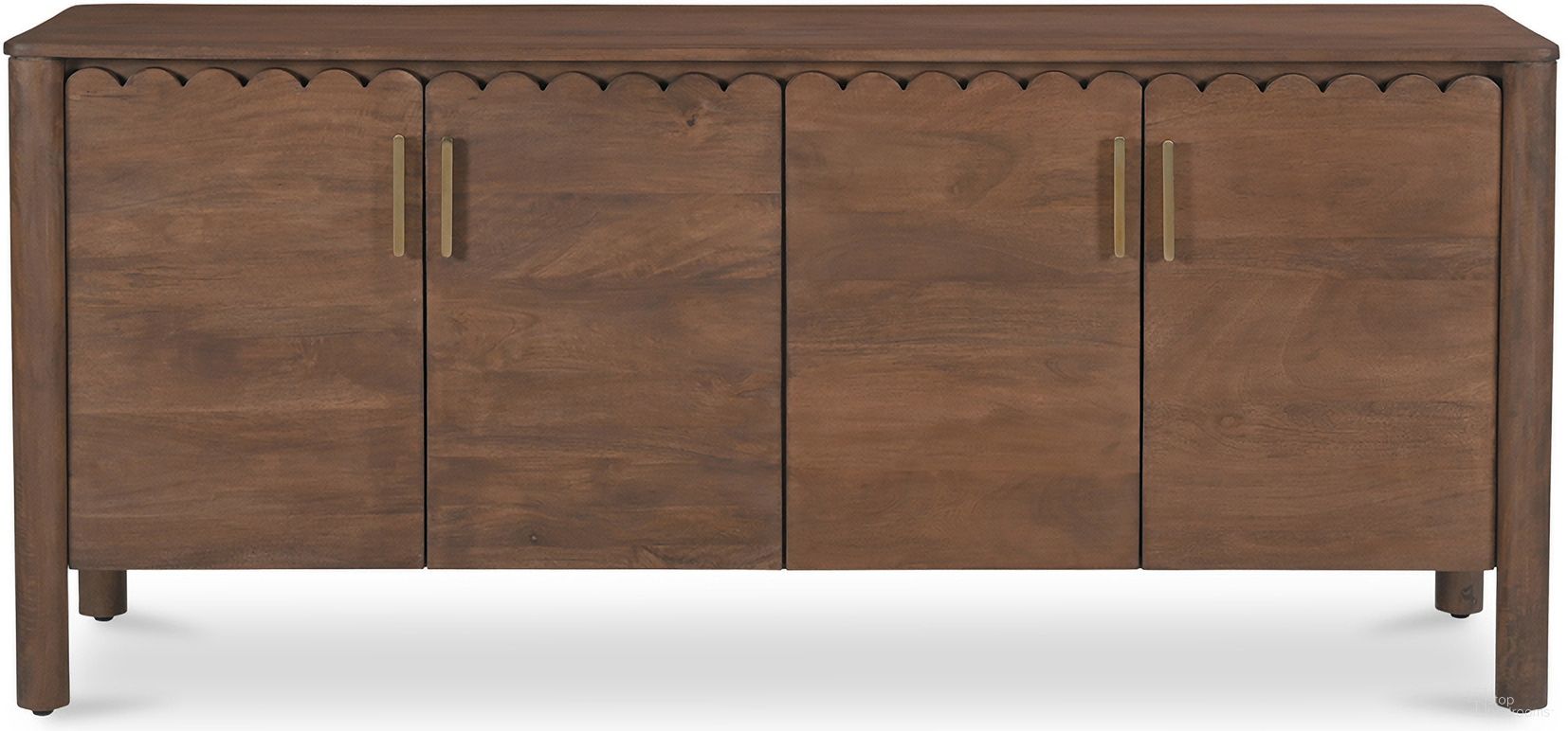 The appearance of Wiley 4 Door Sideboard In Vintage Brown designed by Moes Home in the modern / contemporary interior design. This vintage brown piece of furniture was selected by 1StopBedrooms from Wiley Collection to add a touch of cosiness and style into your home. Sku: GZ-1165-03. Material: Mango Wood.