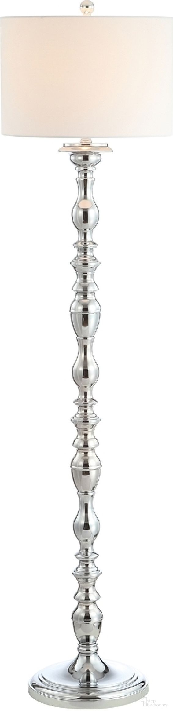 The appearance of Wilhelmina Chrome Floor Lamp designed by Safavieh in the modern / contemporary interior design. This chrome piece of furniture was selected by 1StopBedrooms from Safavieh FLL Collection to add a touch of cosiness and style into your home. Sku: FLL4054A. Material: Chrome.