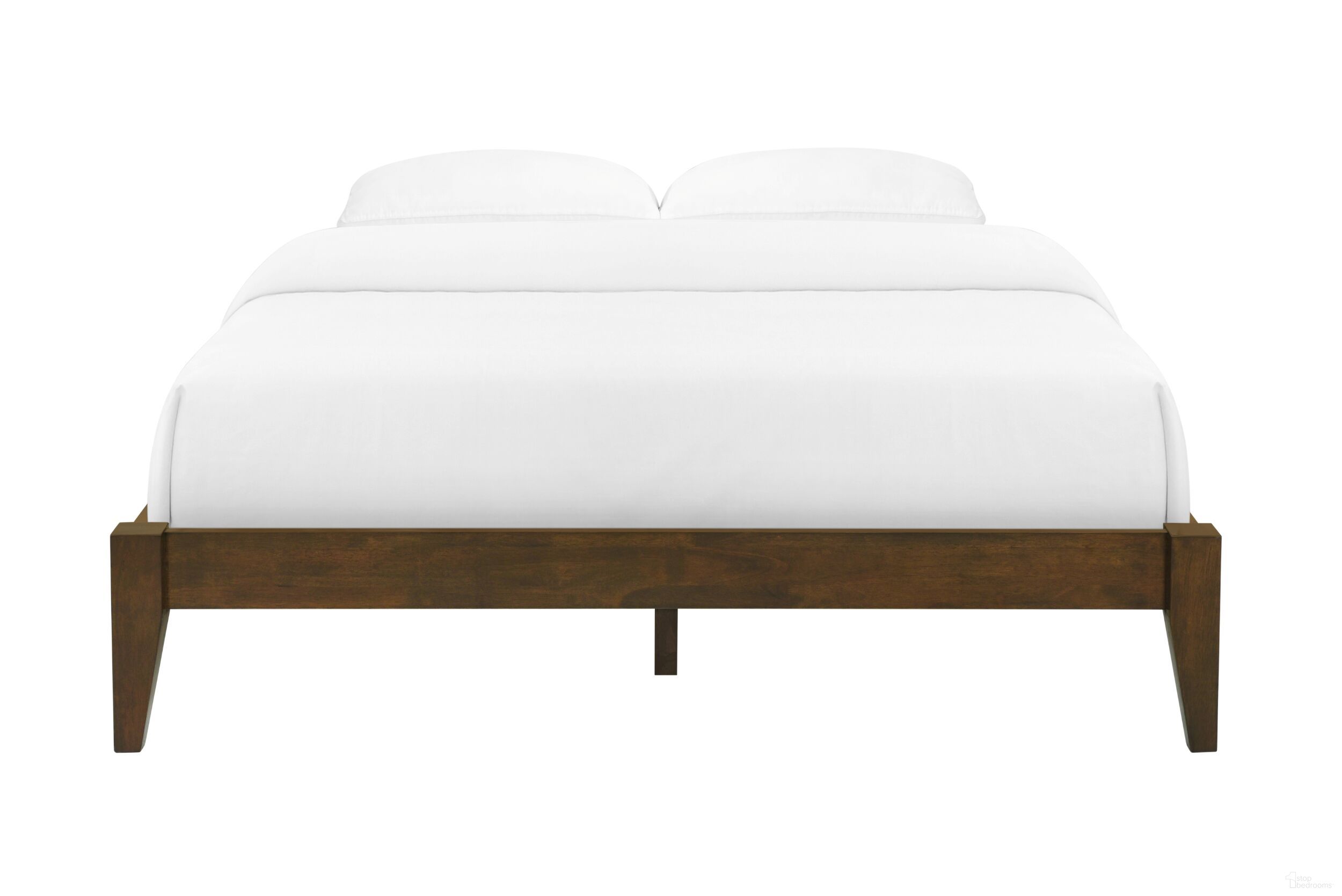 The appearance of Willa Queen Wood Platform Bed In Walnut designed by Fashion Bed Group in the modern / contemporary interior design. This walnut piece of furniture was selected by 1StopBedrooms from Willa Collection to add a touch of cosiness and style into your home. Sku: 300015. Bed Type: Platform Bed. Material: Wood. Bed Size: Queen.