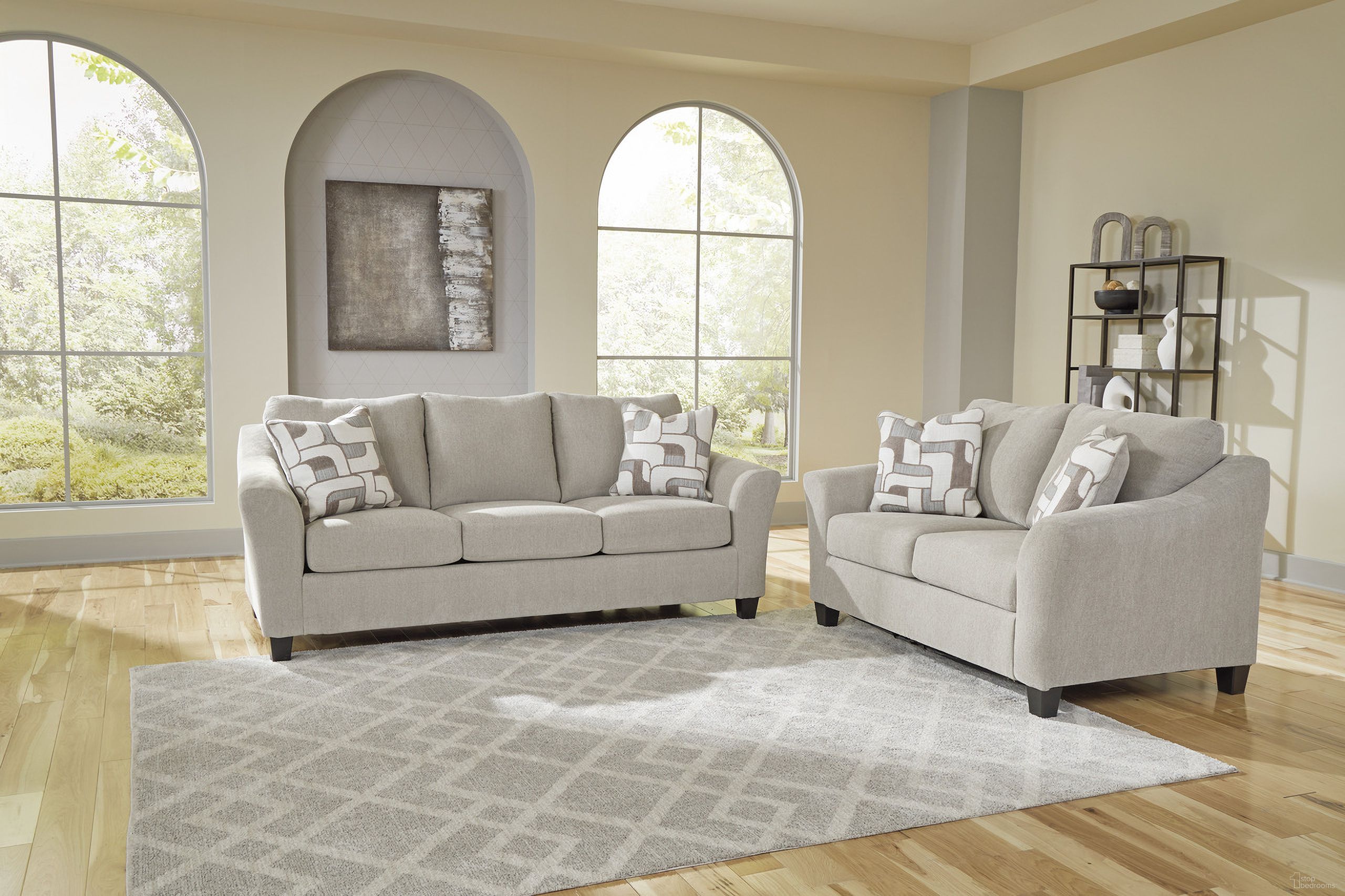 The appearance of Willarae Living Room Set In Taupe designed by Signature Design by Ashley in the modern / contemporary interior design. This taupe piece of furniture was selected by 1StopBedrooms from Willarae Collection to add a touch of cosiness and style into your home. Sku: 5980338;5980335. Material: Fabric.