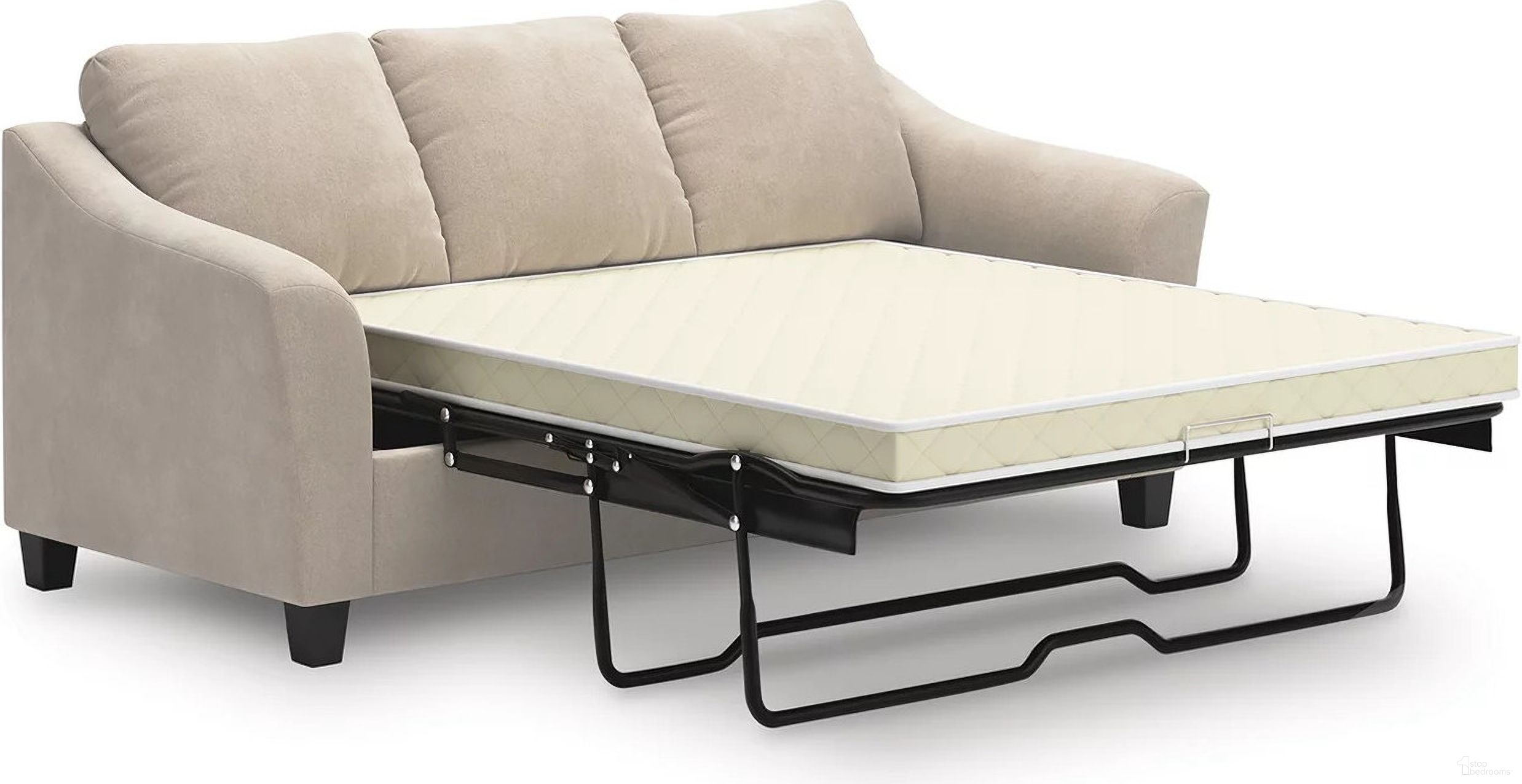 The appearance of Willarae Queen Sofa Sleeper In Taupe designed by Signature Design by Ashley in the modern / contemporary interior design. This taupe piece of furniture was selected by 1StopBedrooms from Willarae Collection to add a touch of cosiness and style into your home. Sku: 5980339. Material: Fabric.