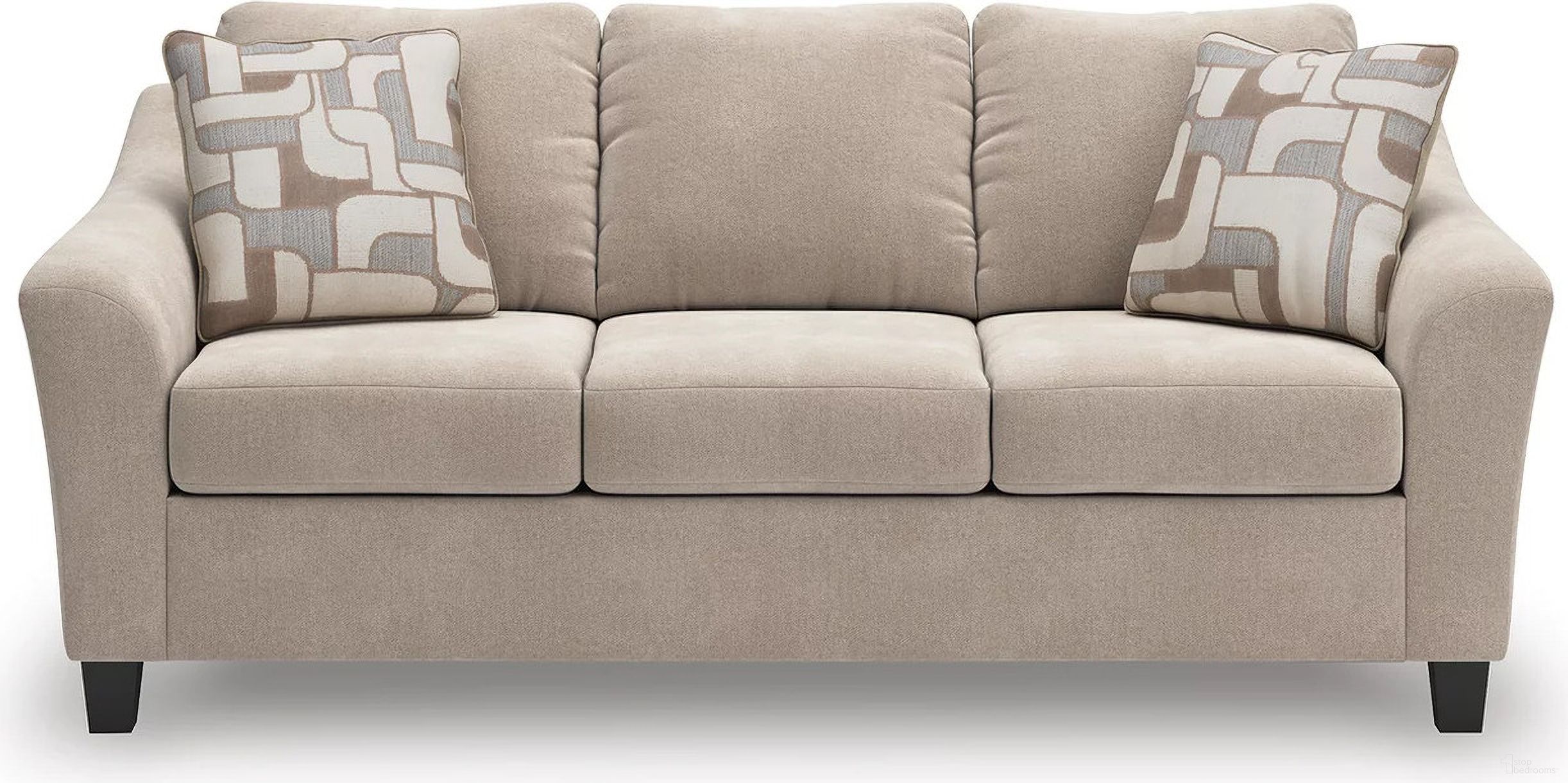 The appearance of Willarae Sofa In Taupe designed by Signature Design by Ashley in the modern / contemporary interior design. This taupe piece of furniture was selected by 1StopBedrooms from Willarae Collection to add a touch of cosiness and style into your home. Sku: 5980338. Material: Fabric.