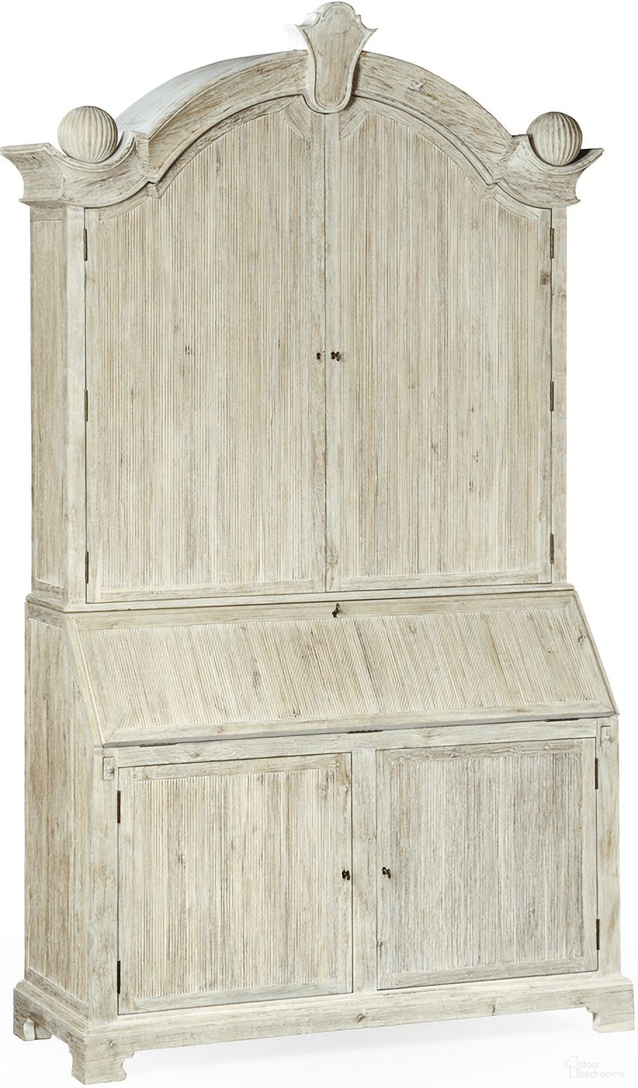 The appearance of William Yeoward Alnwick Bureau In White designed by Jonathan Charles in the transitional interior design. This white piece of furniture  was selected by 1StopBedrooms from William Yeoward Collection to add a touch of cosiness and style into your home. Sku: 530034-WAA. Material: Wood.