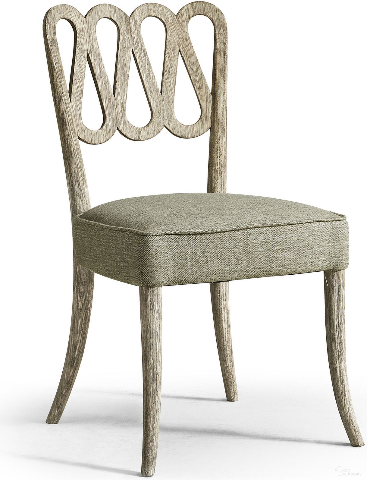 The appearance of William Yeoward Ampney Side Chair In Light Brown designed by Jonathan Charles in the modern / contemporary interior design. This light brown piece of furniture  was selected by 1StopBedrooms from William Yeoward Collection to add a touch of cosiness and style into your home. Sku: 007-2-181-WGO. Material: Fabric. Chair Type: Side Chair.