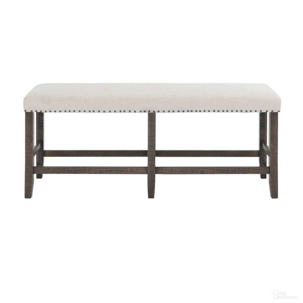 Willow Creek Upholstery Counter Height Bench - Thumbnail 2