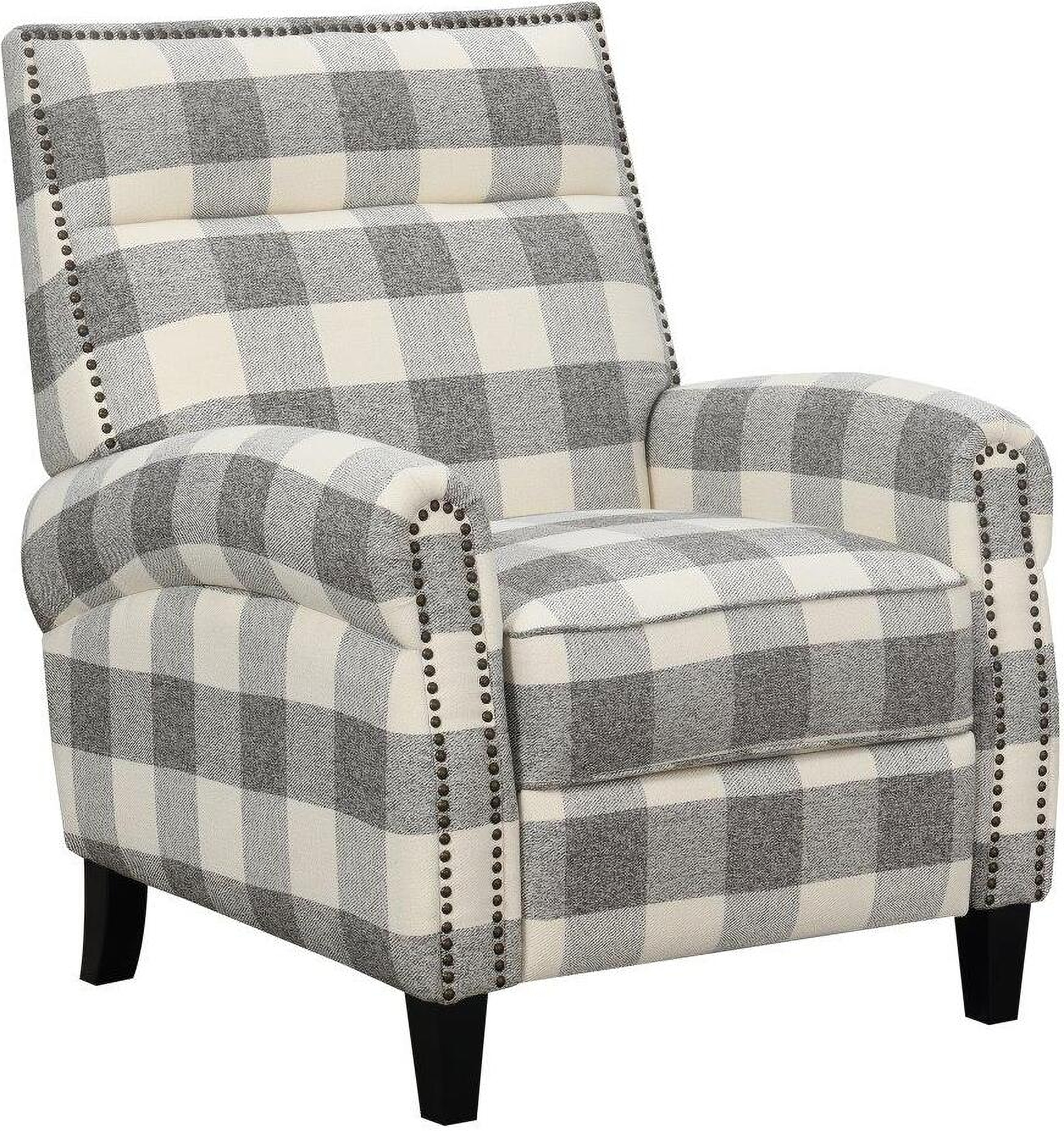 Gray buffalo check chair sales