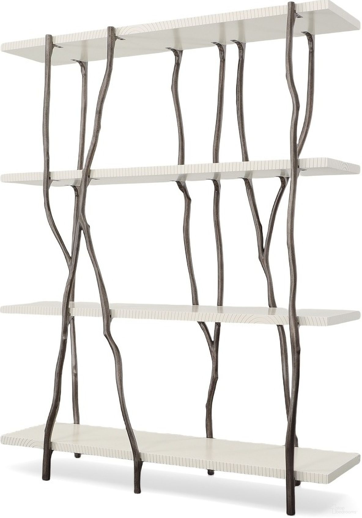 The appearance of Willow Etagere In Black designed by Century Furniture in the interior design. This black piece of furniture was selected by 1StopBedrooms from Grand Tour Furniture Collection to add a touch of cosiness and style into your home. Sku: SF6039. Material: Metal.