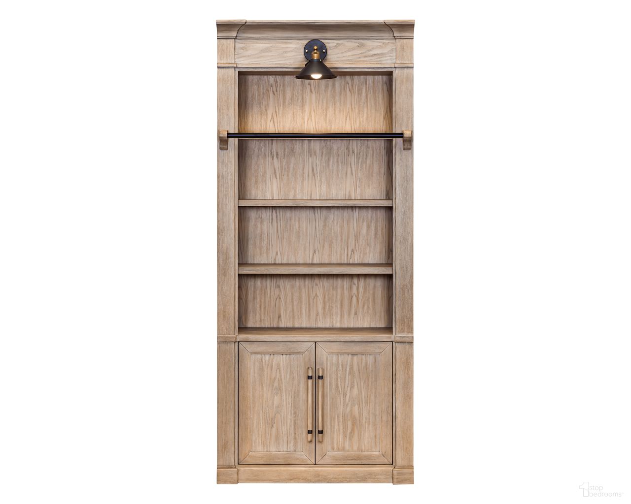 The appearance of Willow Lane 8' Tall Wood Bookcase In Brown designed by Martin Furniture in the modern / contemporary interior design. This brown piece of furniture  was selected by 1StopBedrooms from Willow Lane Collection to add a touch of cosiness and style into your home. Sku: IMWL4094N. Material: Solid Hardwood.