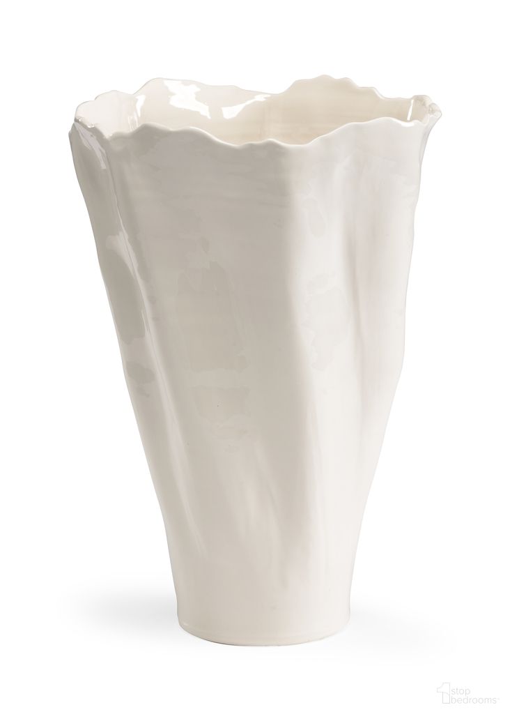 The appearance of Willow Vase In White and Cream designed by Chelsea House in the modern / contemporary interior design. This white/cream piece of furniture was selected by 1StopBedrooms from Chelsea House Misc Collection to add a touch of cosiness and style into your home. Sku: 382971. Material: Porcelain.