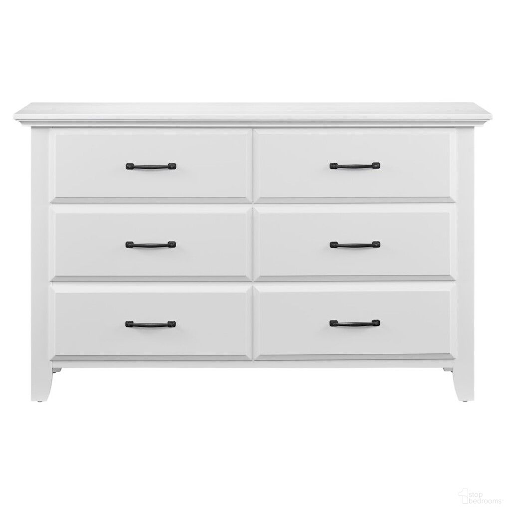 Willowbrook 6 Drawer Dresser In White