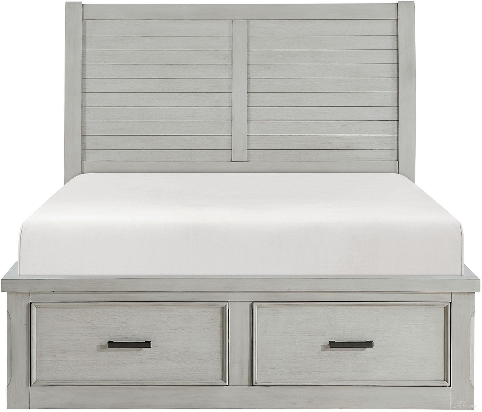 The appearance of Willowbrook California King Platform Bed with Storage Footboard and Side Rails In Gray designed by Homelegance in the country / farmhouse interior design. This gray piece of furniture was selected by 1StopBedrooms from Willowbrook Collection to add a touch of cosiness and style into your home. Sku: 1337K-1;1337K-2;1337K-3CKDW. Bed Type: Storage Bed. Material: Wood. Bed Size: California King.