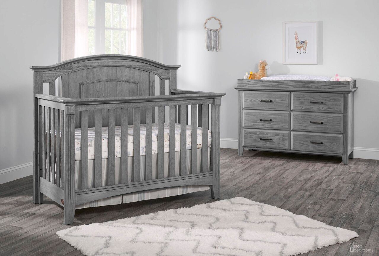 Willowbrook Convertible Kids Bedroom Set In Graphite Gray