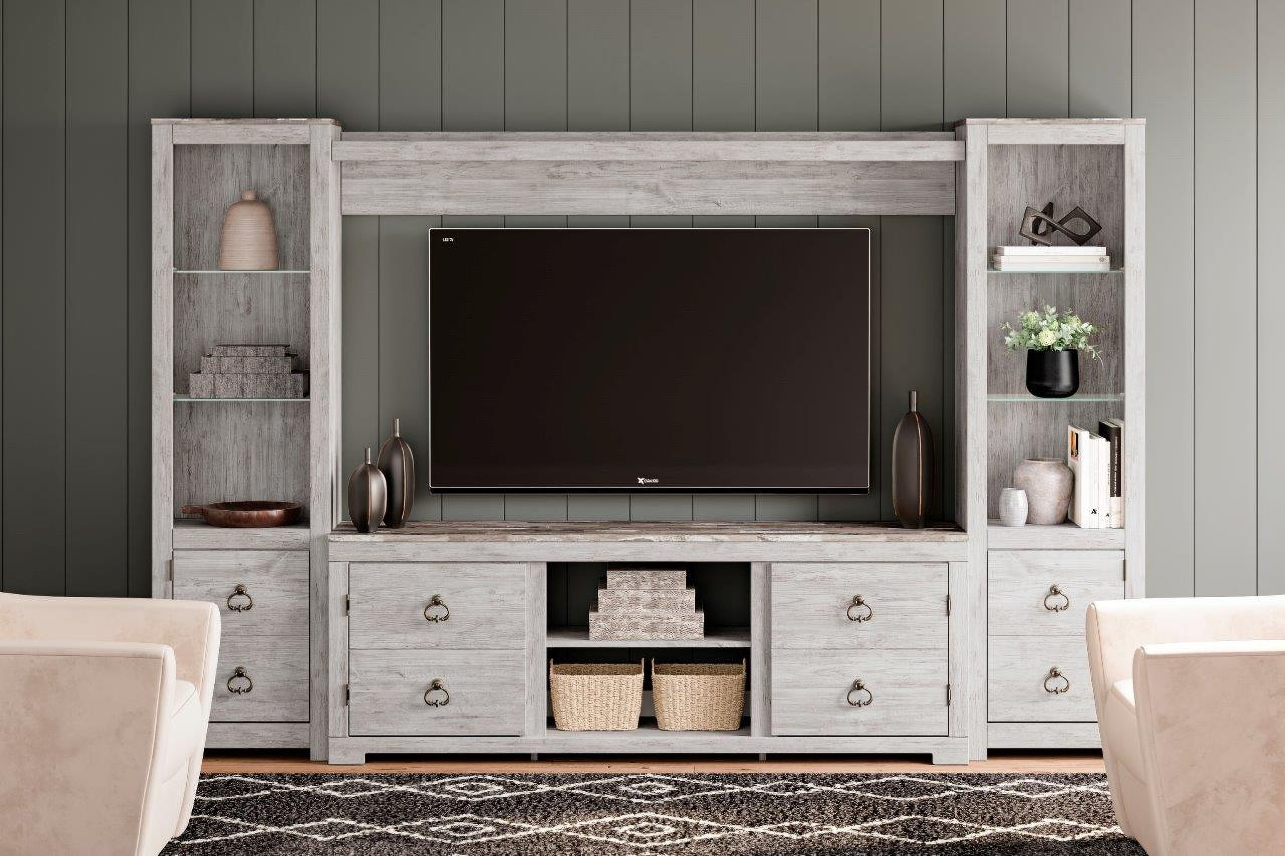 Luxe Adjustable TV Cabinet