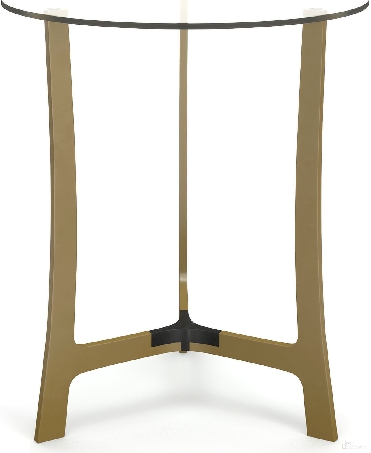 The appearance of Wilma Glass Side Table In Gold designed by Aeon in the modern / contemporary interior design. This gold piece of furniture  was selected by 1StopBedrooms from Wilma Collection to add a touch of cosiness and style into your home. Sku: AECR-31215. Material: Wood.