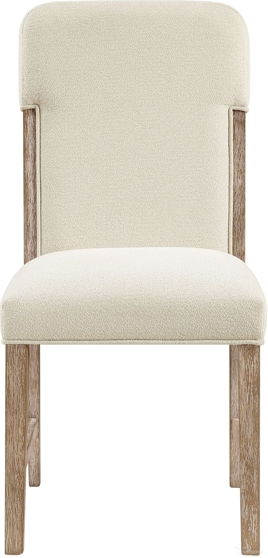 Wilshire Side Chair Set of 2 In Beige and Natural