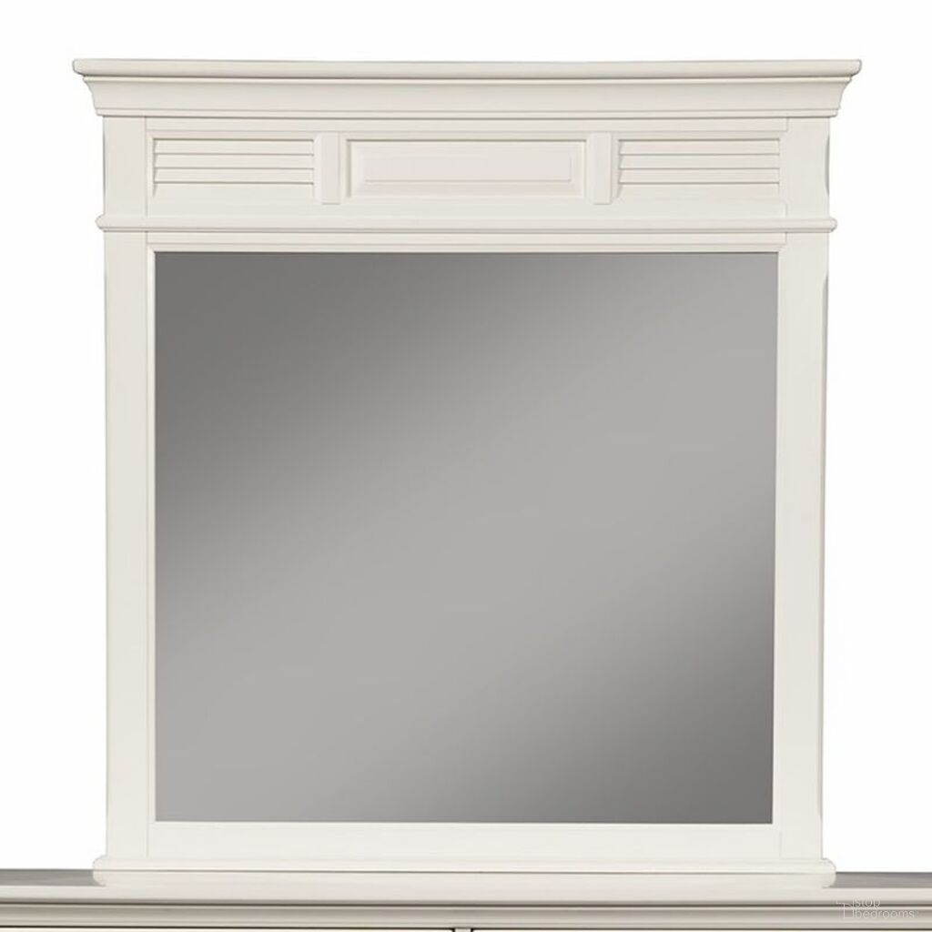 The appearance of Winchester Mirror In White designed by Alpine in the country / farmhouse interior design. This white piece of furniture was selected by 1StopBedrooms from Winchester Collection to add a touch of cosiness and style into your home. Sku: 1306-W-MR. Material: Solid Pine.