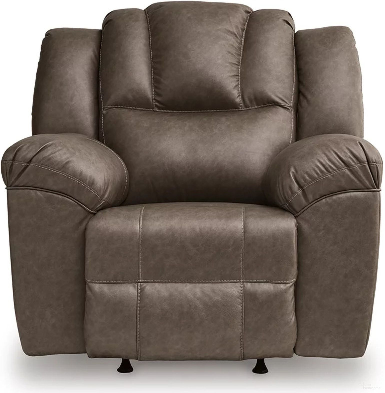 The appearance of Windsley Recliner In Driftwood designed by Signature Design by Ashley in the modern / contemporary interior design. This driftwood piece of furniture was selected by 1StopBedrooms from Windsley Collection to add a touch of cosiness and style into your home. Sku: NC6450625. Material: Faux Leather.