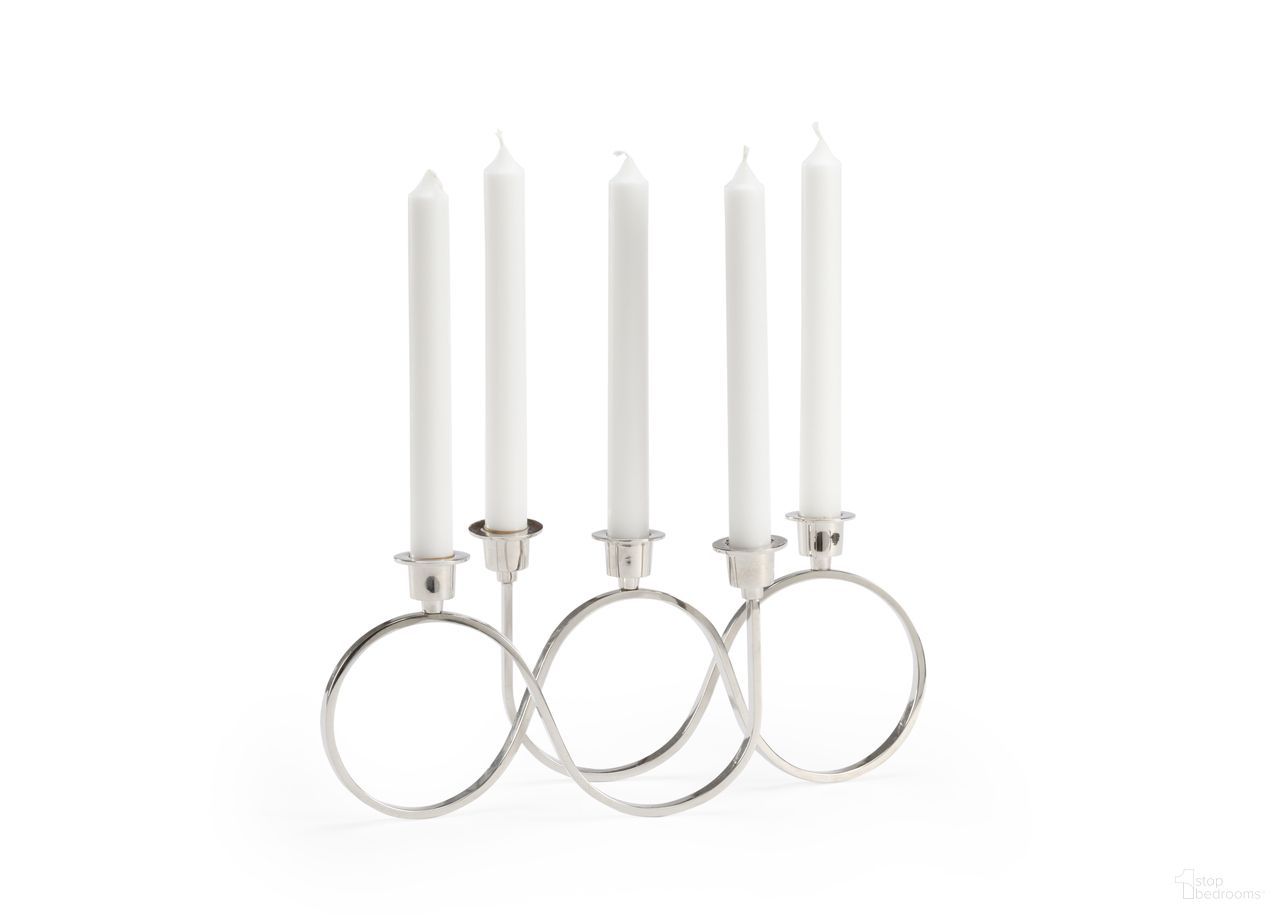 The appearance of Windsor Candlestick In Silver designed by Chelsea House in the modern / contemporary interior design. This silver piece of furniture  was selected by 1StopBedrooms from Chelsea House Misc Collection to add a touch of cosiness and style into your home. Sku: 384126. Material: Metal.
