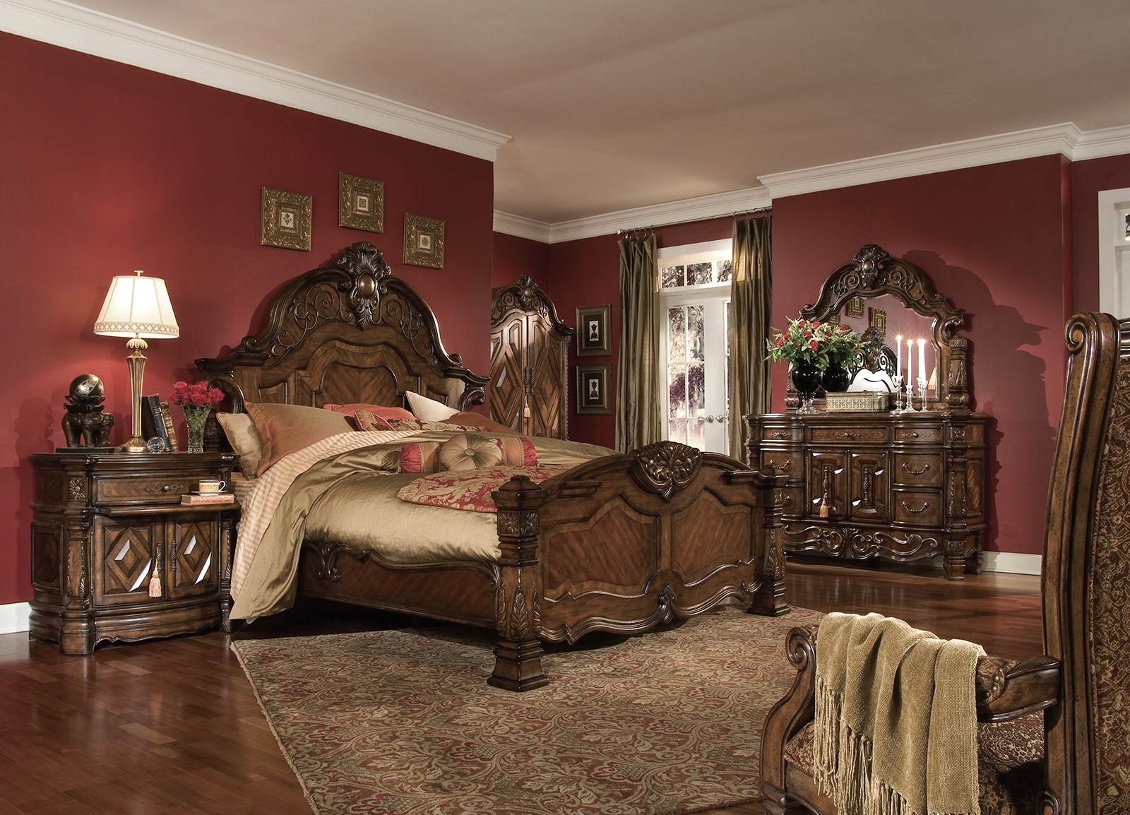 Windsor Court Bedroom Set by AICO 1StopBedrooms