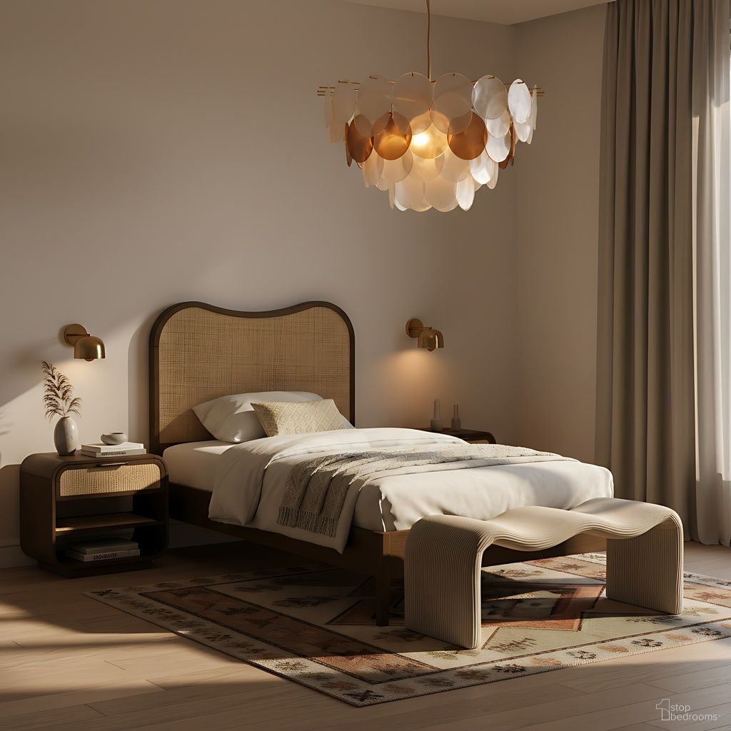 Windsor Solid Wood Youth Bedroom Set In Brown