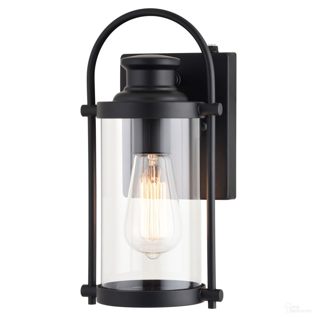 The appearance of Winfield 5.75 Inch Outdoor Wall Light In Matte Black designed by Vaxcel in the transitional interior design. This matte black piece of furniture was selected by 1StopBedrooms from Winfield Collection to add a touch of cosiness and style into your home. Sku: T0683. Material: Metal.