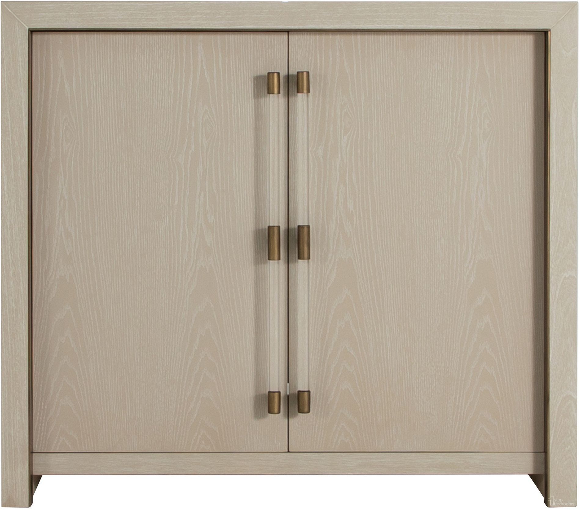 The appearance of Winford Accent Cabinet In Cerused White and Stained Gold designed by Gabby in the transitional interior design. This cerused white/stained gold piece of furniture was selected by 1StopBedrooms from Winford Collection to add a touch of cosiness and style into your home. Sku: SCH-175586. Material: Oak Veneer.