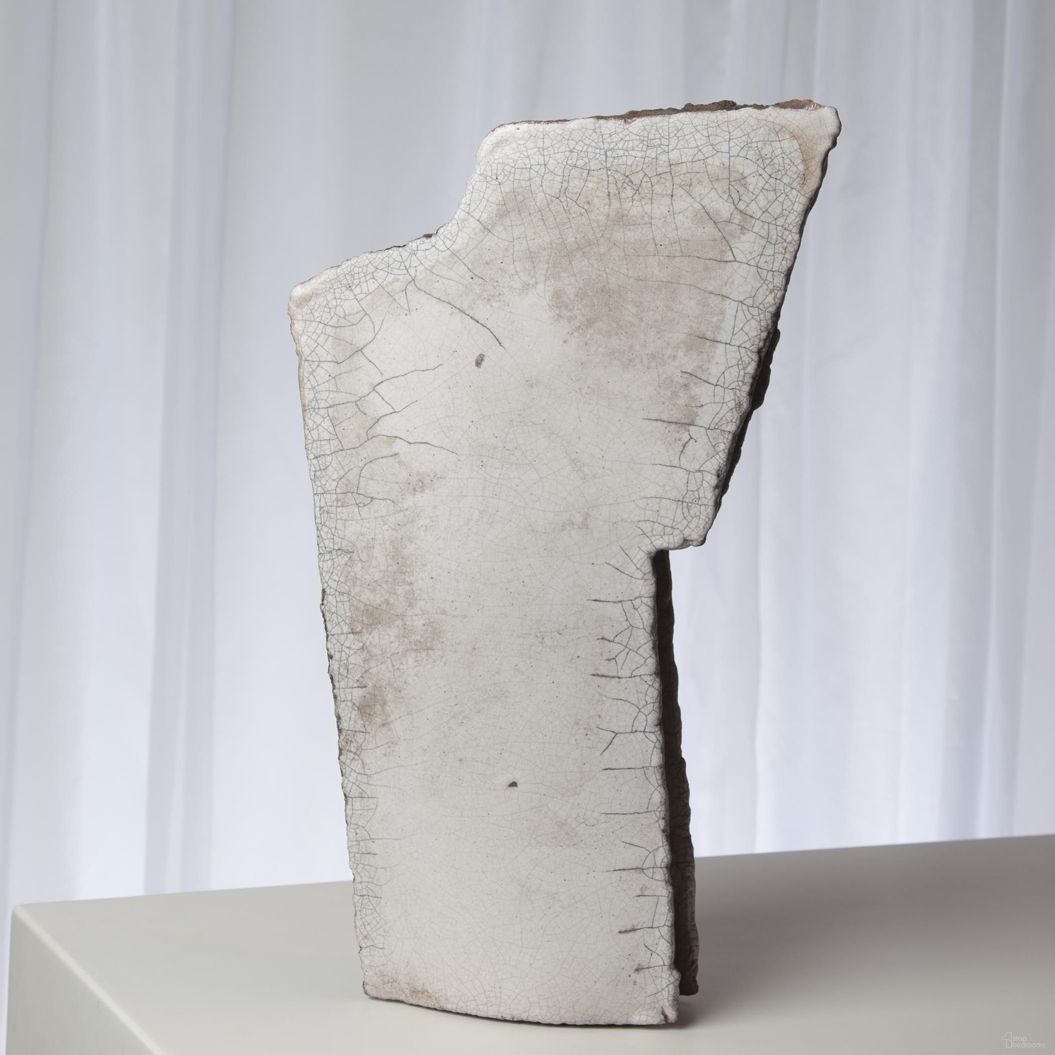 Wing Right Raku Sculpture