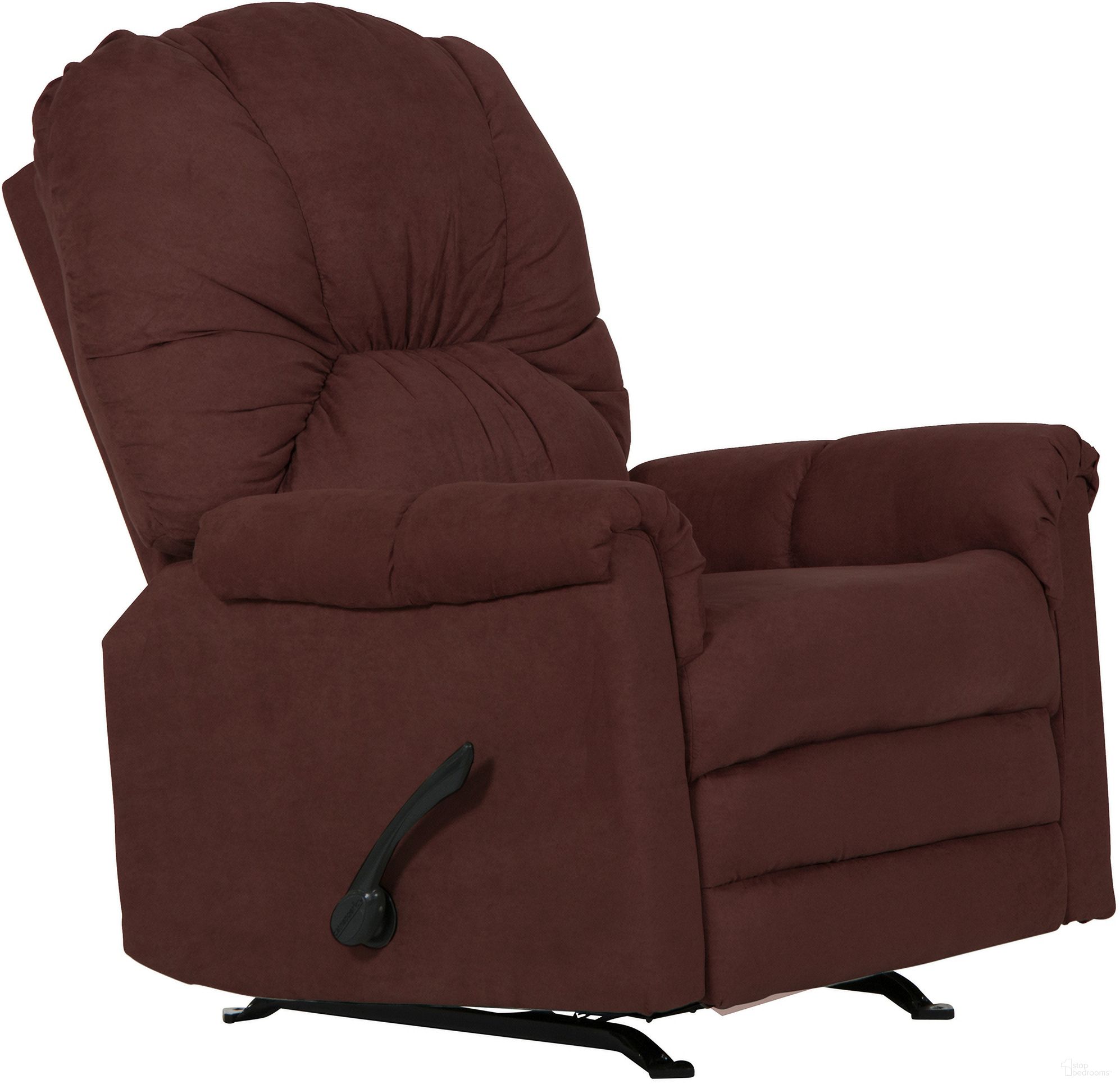 The appearance of Winner Sangria Rocker Recliner designed by Catnapper in the transitional interior design. This red piece of furniture was selected by 1StopBedrooms from Winner Collection to add a touch of cosiness and style into your home. Sku: 42342211234. Material: Polyester.
