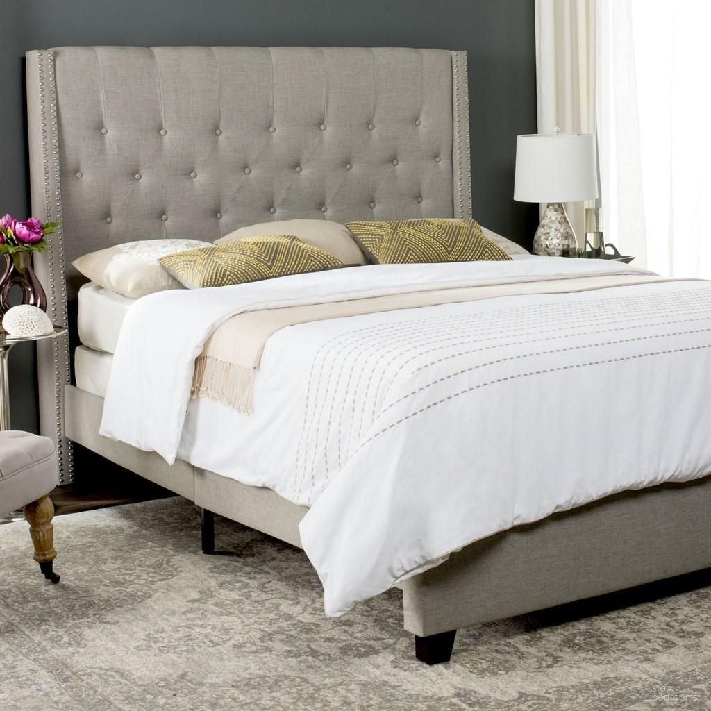 Winslet Light Gray Youth Upholstered Platform Bedroom Set