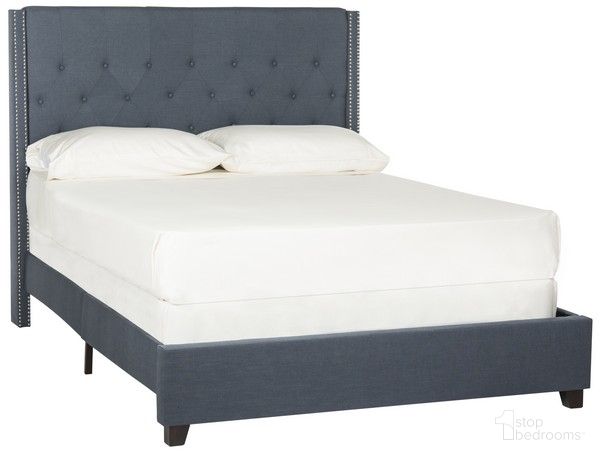 The appearance of Winslet Full Bed in Navy designed by Safavieh in the transitional interior design. This navy piece of furniture was selected by 1StopBedrooms from Winslet Collection to add a touch of cosiness and style into your home. Sku: FOX6212C-F. Bed Type: Platform Bed. Bed Size: Full. Material: Iron.