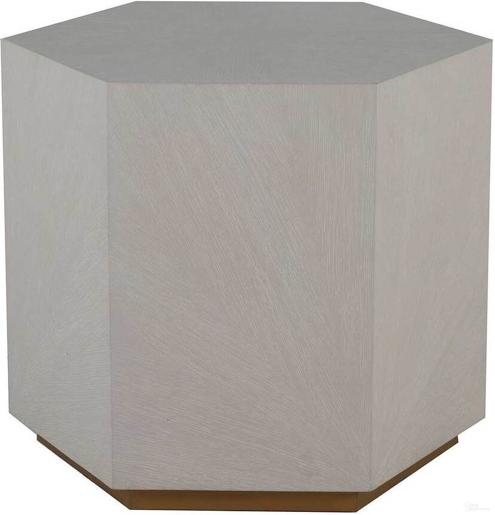 The appearance of Winslet Side Table In Cerused White and Stained Gold designed by Gabby in the transitional interior design. This cerused white/stained gold piece of furniture was selected by 1StopBedrooms from Winslet Collection to add a touch of cosiness and style into your home. Sku: SCH-192284. Material: Mindi Veneer.