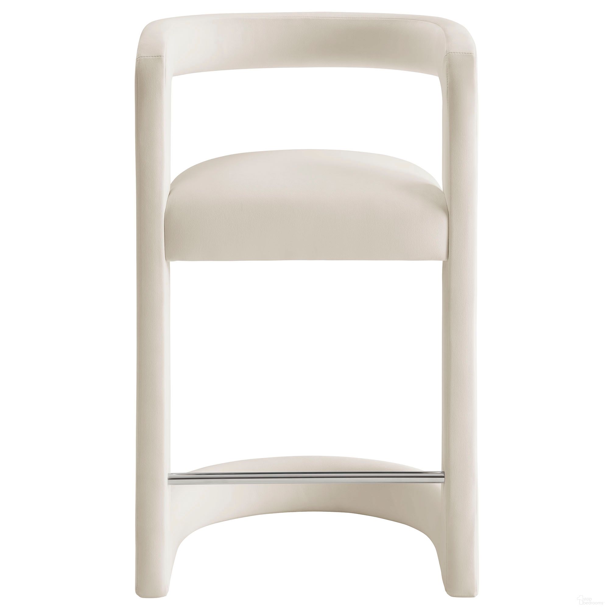 The appearance of Winslow Performance Velvet Counter Stool In Alabaster designed by Modway in the modern / contemporary interior design. This alabaster piece of furniture was selected by 1StopBedrooms from Winslow Collection to add a touch of cosiness and style into your home. Sku: EEI-7107-ALA. Material: Velvet.