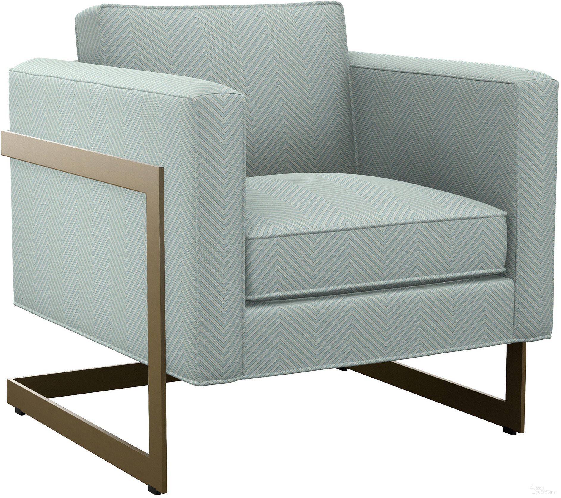The appearance of Featured Upholstery Winthrop Chair In Blue designed by Lexington in the modern / contemporary interior design. This blue piece of furniture was selected by 1StopBedrooms from Featured Upholstery Collection to add a touch of cosiness and style into your home. Sku: 1924-11-71. Material: Fabric.