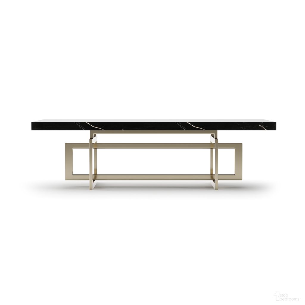 The appearance of Wish You Were Here 60 Inch Dark Rectangular Cocktail Table In Black designed by Caracole in the modern / contemporary interior design. This black piece of furniture was selected by 1StopBedrooms from Wish You Were Here Collection to add a touch of cosiness and style into your home. Sku: CLA-425V-4018. Material: Marble.