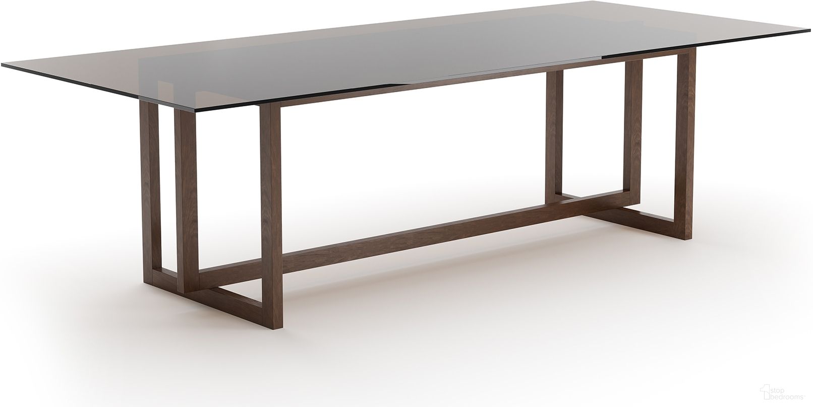 The appearance of Wish You Were Here 84 Inch Rectangular Dining Table In Brown designed by Caracole in the modern / contemporary interior design. This brown piece of furniture was selected by 1StopBedrooms from Wish You Were Here Collection to add a touch of cosiness and style into your home. Sku: CLA-425V-2025B;GLA-8444V-002T. Table Base Style: Double Pedestal. Material: Glass. Table Top Shape: Rectangular. Size: 44" x 84".
