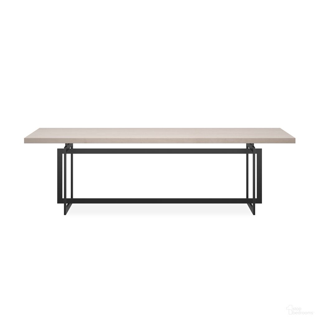 The appearance of Wish You Were Here Dining Table In Cream designed by Caracole in the modern / contemporary interior design. This cream piece of furniture  was selected by 1StopBedrooms from Wish You Were Here Collection to add a touch of cosiness and style into your home. Sku: CLA-424-209B;MBL-424-003T. Table Base Style: Trestle. Material: Metal. Table Top Shape: Rectangular. Size: 44" x 100".
