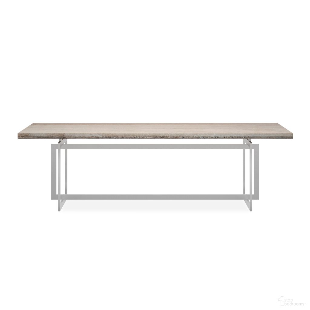 The appearance of Wish You Were Here Dining Table In Natural designed by Caracole in the modern / contemporary interior design. This natural piece of furniture was selected by 1StopBedrooms from Wish You Were Here Collection to add a touch of cosiness and style into your home. Sku: CLA-424-2010B;CLA-019-203T. Table Base Style: Trestle. Material: Metal. Table Top Shape: Rectangular. Size: 44" x 100".