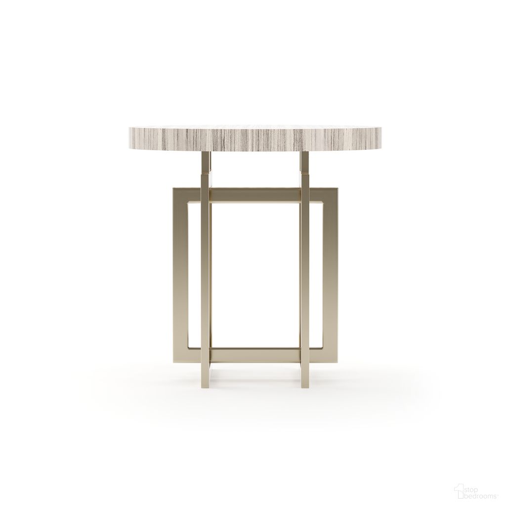 The appearance of Wish You Were Here Light Round Side Table In Cream designed by Caracole in the modern / contemporary interior design. This cream piece of furniture was selected by 1StopBedrooms from Wish You Were Here Collection to add a touch of cosiness and style into your home. Sku: CLA-425V-4116. Material: Stone.