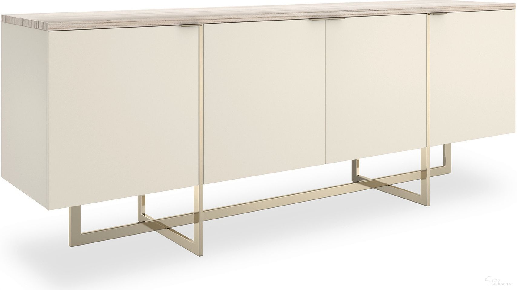 The appearance of Wish You Were Here Media Console In Cream designed by Caracole in the modern / contemporary interior design. This cream piece of furniture was selected by 1StopBedrooms from Wish You Were Here Collection to add a touch of cosiness and style into your home. Sku: CLA-424-534. Material: Stone.