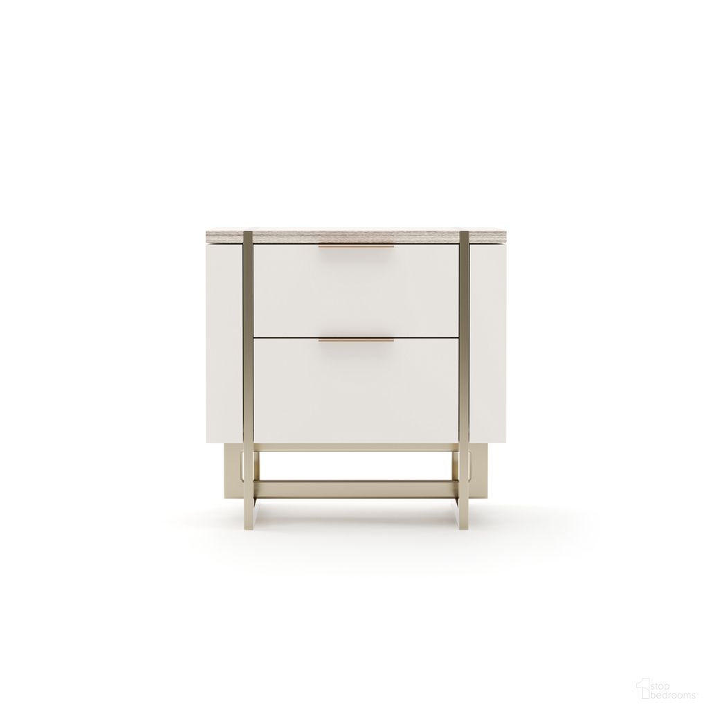 The appearance of Wish You Were Here Nightstand In White designed by Caracole in the modern / contemporary interior design. This white piece of furniture was selected by 1StopBedrooms from Wish You Were Here Collection to add a touch of cosiness and style into your home. Sku: CLA-425V-0613. Material: Marble.