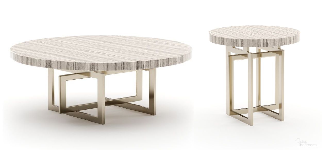 The appearance of Wish You Were Here Round Occasional Table Set In Cream designed by Caracole in the modern / contemporary interior design. This cream piece of furniture was selected by 1StopBedrooms from Wish You Were Here Collection to add a touch of cosiness and style into your home. Sku: CLA-425V-4022;CLA-425V-4116. Material: Stone.