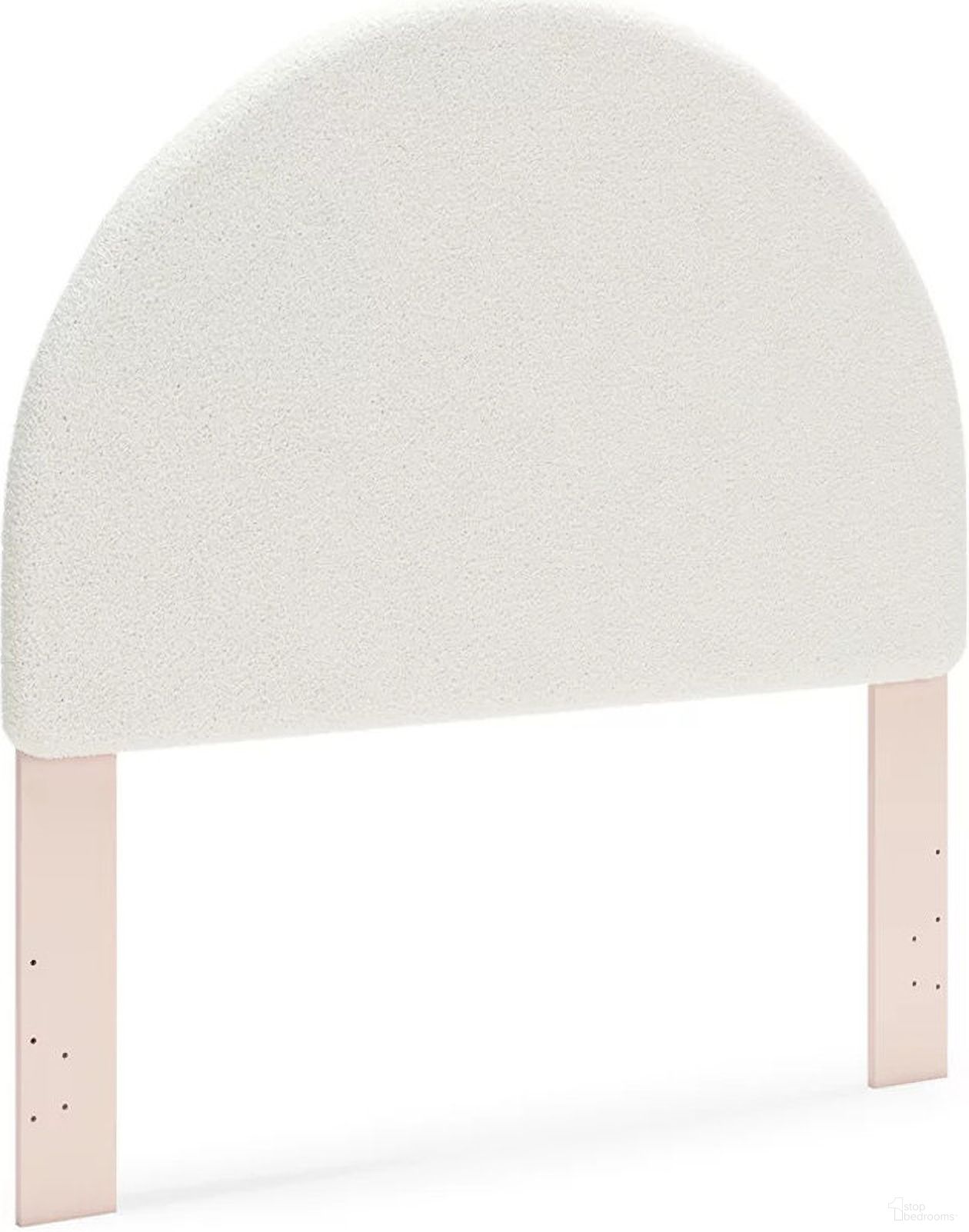 The appearance of Wistenpine Full Upholstered Panel Headboard In Blush designed by Signature Design by Ashley in the transitional interior design. This blush piece of furniture  was selected by 1StopBedrooms from Wistenpine Collection to add a touch of cosiness and style into your home. Sku: B1323-87. Material: Fabric. Bed Size: Full.