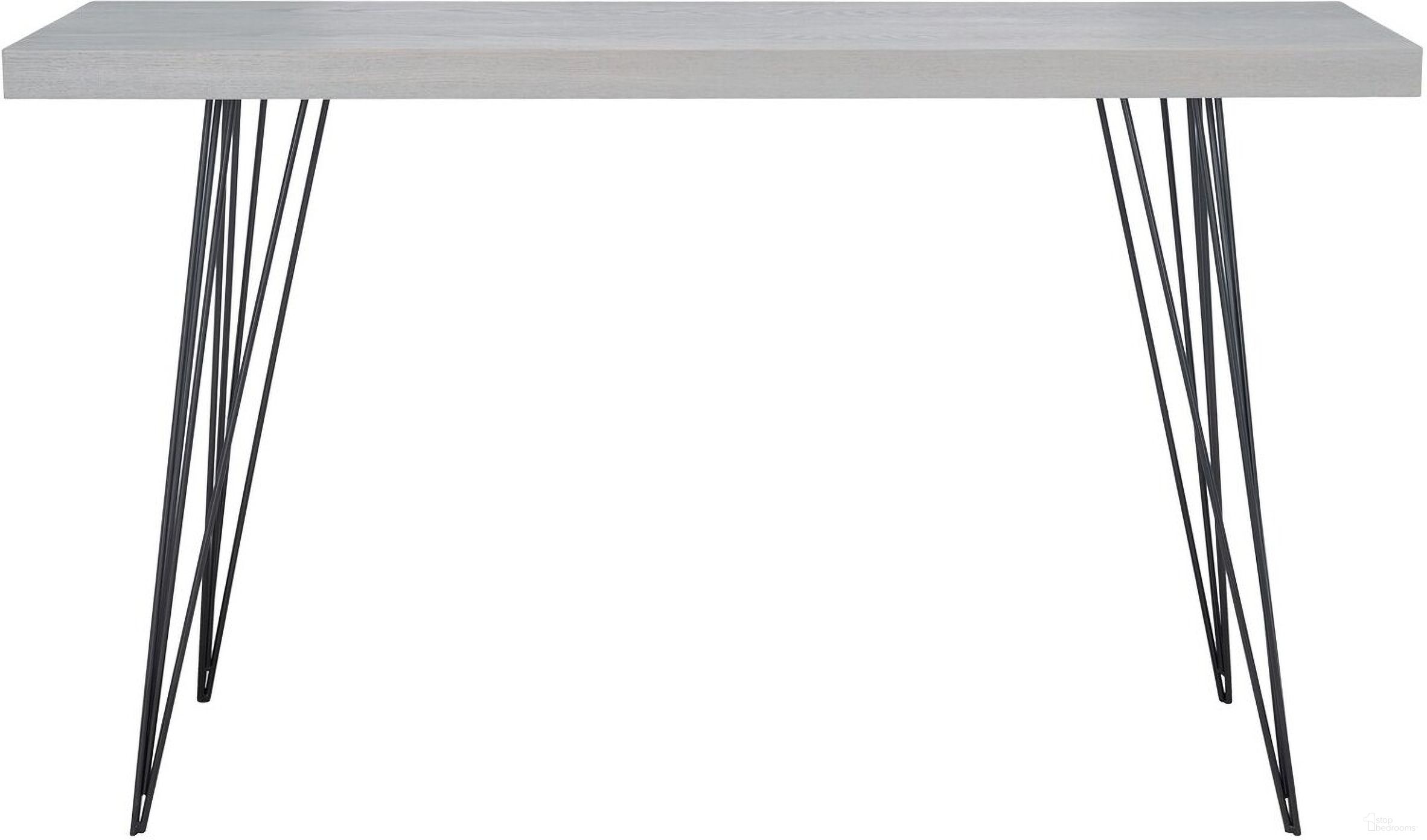 The appearance of Wolcott Gray and Black Lacquer Console designed by Safavieh in the modern / contemporary interior design. This black and grey piece of furniture  was selected by 1StopBedrooms from Wolcott Collection to add a touch of cosiness and style into your home. Sku: FOX4208B. Material: Iron.