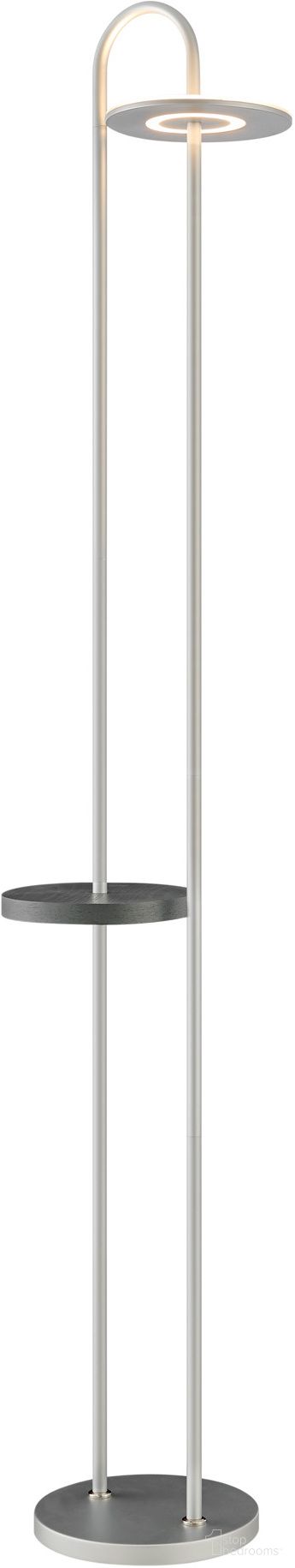 Wonda Floor Lamp In Silver